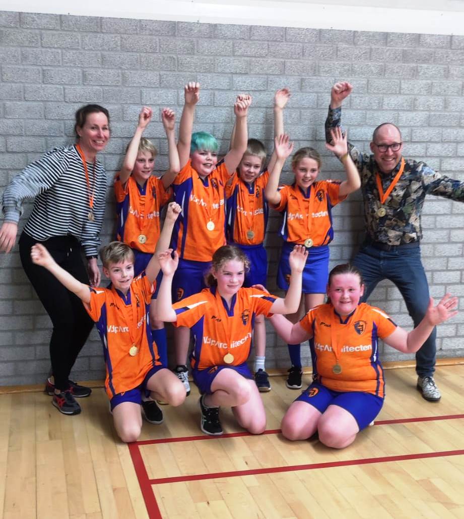 D1 pupillen kampioen zaal 2024